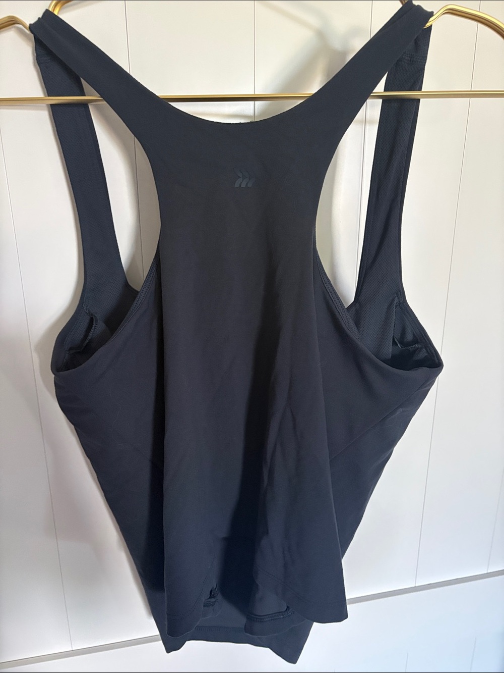 all in motion Navy Racerback Tank Top - Picture 2 of 2